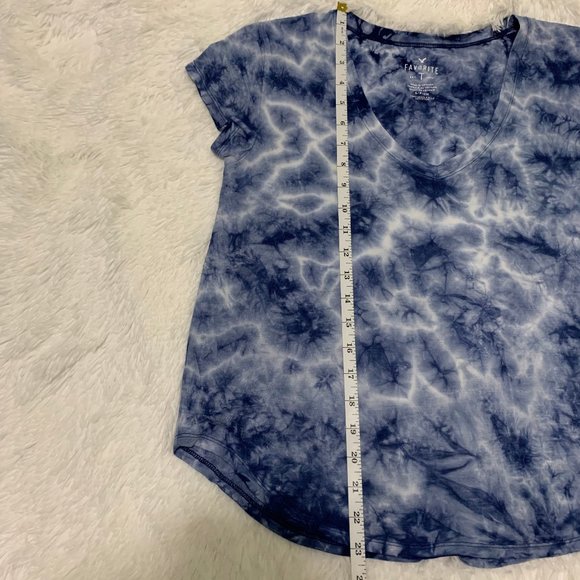 AEO Blue Tie-Dye Favorite T-Shirt Small - Picture 15 of 16